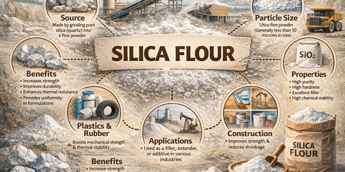 Silica Flour Market Drivers and Opportunities Analysis Accelerating Industrial Demand and Infrastructure Growth by 2031