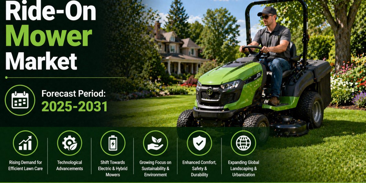 Ride-On Mower Market: Exploring Trends, Growth Drivers, and Competitive Landscape