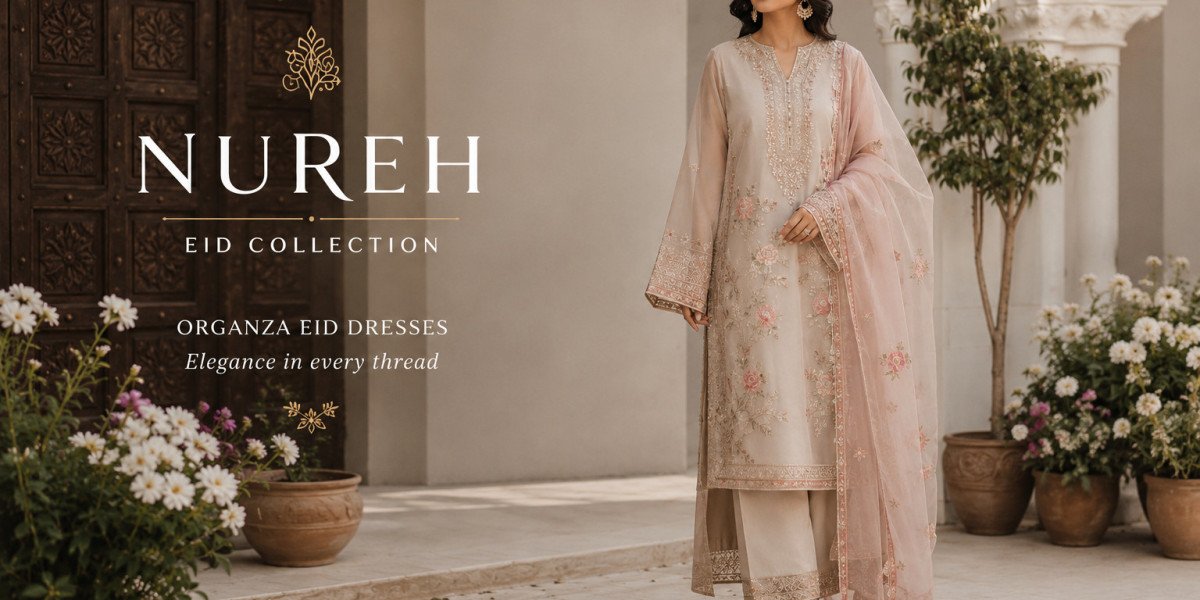 How Do I Create an Elegant Eid Look with an Organza Dress?