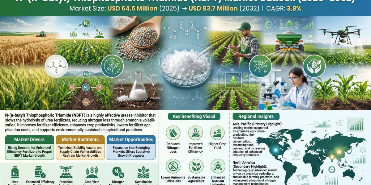N-(n-butyl) Thiophosphoric Triamide Fertilizer Additive Market to Reach USD 83.7M by 2032 – 3.8% CAGR